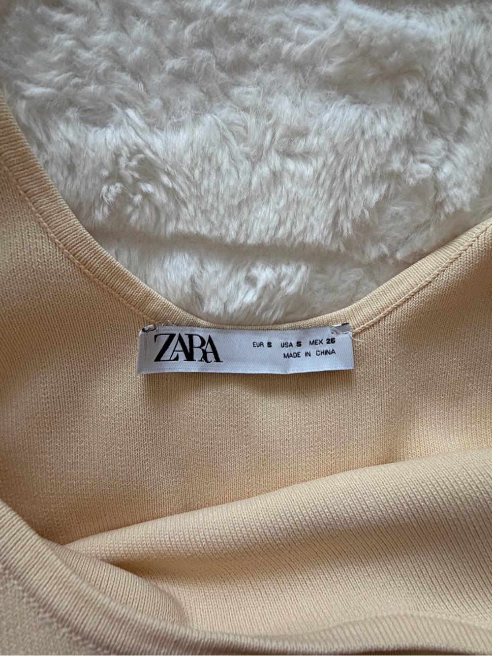 Zara Beige Two-Piece Maxi Dress - Picture 3 of 3